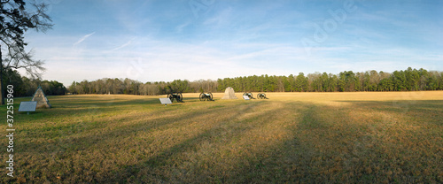 Cuadros en Lienzo Artillery fields, Chickamauga Naationl battlefield, GA