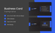 © Rashidul - Minimal clean business card template | premium modern contact card, elegant design corporate brand identity .