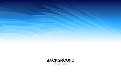 Aufkleber - Abstract background vector illustration. Gradient blue with transparent geometric shapes.