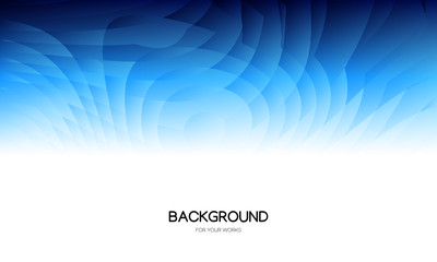 Aufkleber - Abstract background vector illustration. Gradient blue with transparent geometric shapes.
