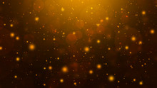 Golden And Brown Abstract Gradient Bokeh Background