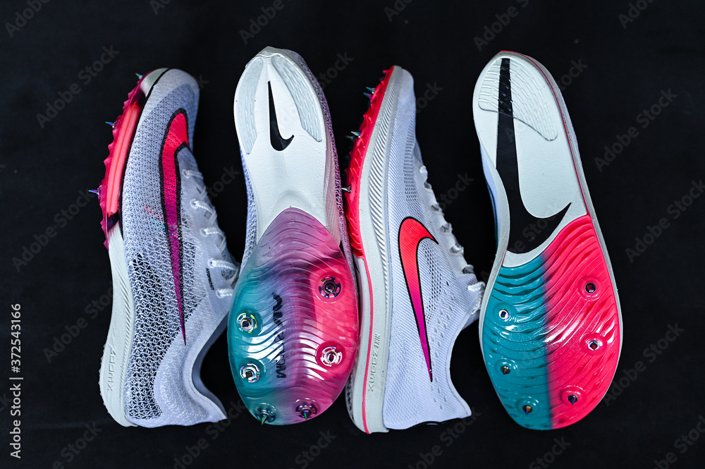 NEW YORK, USA, AUGUST 13, 2020: Nike Air Zoom Victory and