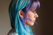 © Manu Prats/Westend61 - Close-up of thoughtful young woman with dyed hair and piercings against wall in old office