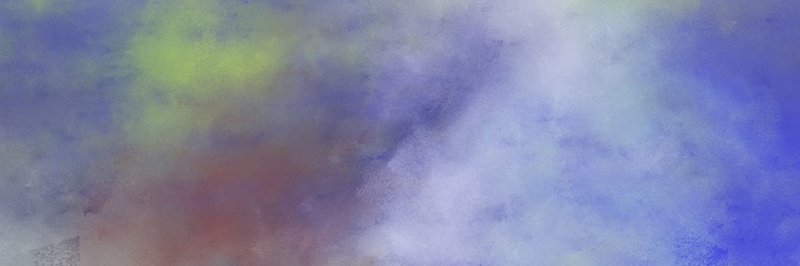 Poster - amazing vintage abstract painted background with light slate gray, pastel blue and medium purple colors and space for text or image. can be used as header or banner
