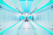 © Spectral/Westend61 - Three dimensional render of white futuristic corridor inside spaceship or space station