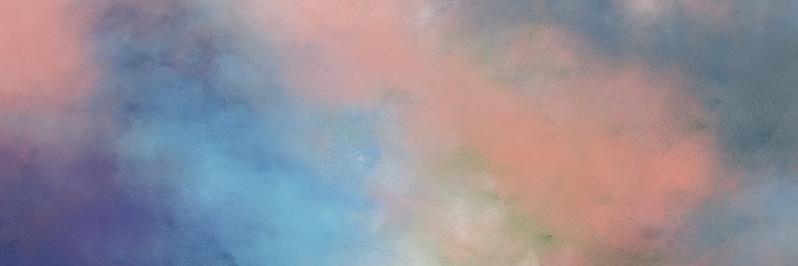 Aufkleber - beautiful vintage abstract painted background with light slate gray, tan and dark slate blue colors and space for text or image. can be used as horizontal header or banner orientation