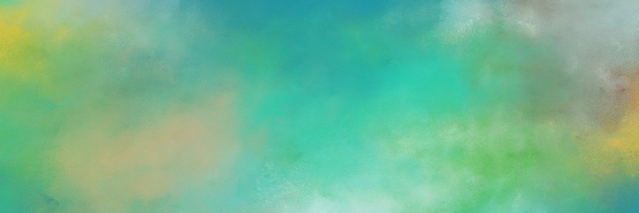Aufkleber - beautiful old color brushed vintage texture with dark sea green and light sea green colors. distressed old textured background with space for text or image. can be used as horizontal header