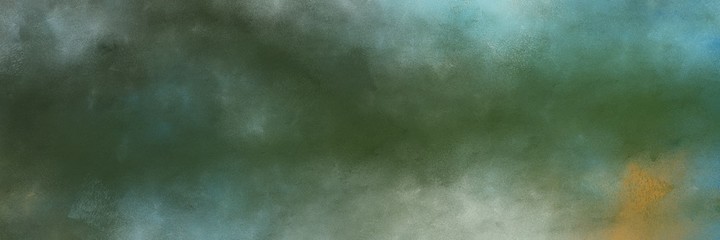 Aufkleber - amazing vintage abstract painted background with dark olive green, dark slate gray and dark gray colors and space for text or image. can be used as horizontal background graphic