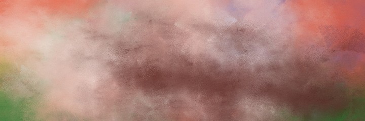 Poster - stunning rosy brown, old mauve and dark olive green colored vintage abstract painted background with space for text or image. can be used as horizontal background graphic