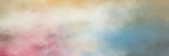 Poster - beautiful abstract painting background texture with silver and pastel gray colors and space for text or image. can be used as horizontal header or banner orientation