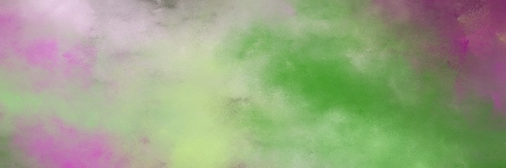 Poster - decorative abstract painting background texture with dark sea green, antique fuchsia and olive drab colors and space for text or image. can be used as horizontal background texture