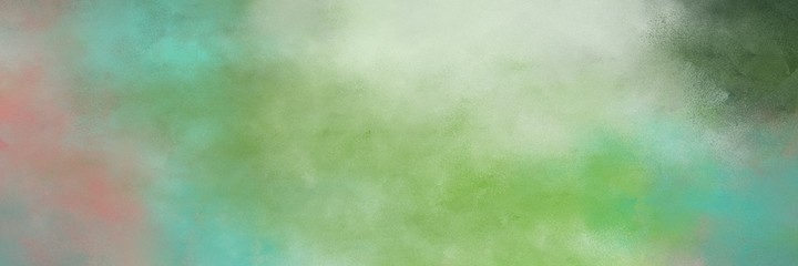 Poster - awesome dark sea green, pastel gray and dark slate gray colored vintage abstract painted background with space for text or image. can be used as horizontal header or banner orientation