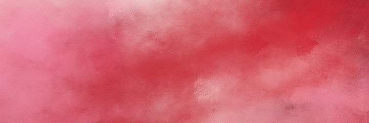 Poster - stunning vintage abstract painted background with indian red and light coral colors and space for text or image. can be used as horizontal header or banner orientation