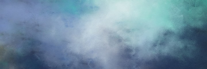 Aufkleber - awesome light slate gray, dark slate gray and powder blue colored vintage abstract painted background with space for text or image. can be used as horizontal background graphic