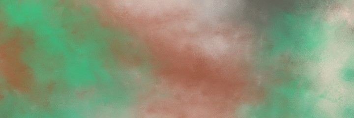 Poster - beautiful abstract painting background graphic with gray gray, silver and rosy brown colors and space for text or image. can be used as horizontal background texture