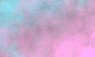 Wall Mural - abstract bright blue pink grunge background, with color mixing. Simple classic background
