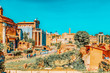 Archaeological and historical objects in Rome, united by the name - Roman Forum. Roman Forum.Temple of Romulus (Tempio del Divo Romolo).