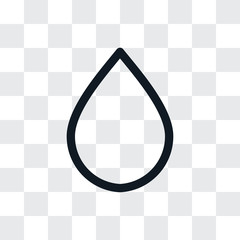 Poster - Drop icon vector. Water sign