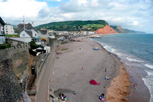 Sidmouth Beach On The Jurassic Coast South East Devon England United Kingdom