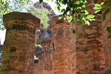 Fototapeta Natura - Cluster of Thick Freestanding Columns, Po Nagar Temple, Nha Trang