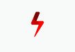 red coloured energy logo design
