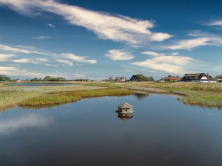 Wall Mural - Entrance to the small island Aaroe in Denmark