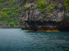 Rock Formations Of Paradise Islands And Sea, El Nido, Palawan, Philippines