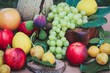 composition of fruits and vegetables - freshness and naturalness - healthy food concept