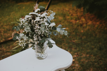 Wall Mural - wedding bouquet of flowers