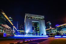DUBAI -MAY 11:The Gate - Main Building Of Dubai International Financial Center, The Fastest Growing International Financial Center In Middle East. 11 May 2016 , Dubai, UAE.