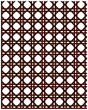 Dark natural cane webbing effect seamless pattern white background