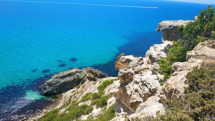 view from the sea Crimea