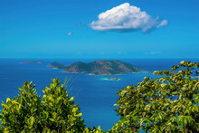 A View From Tortola Northward Towards Sandy Cay And Jost Van Dyke Island