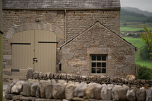 Stone House In Yorkshire Dale. 