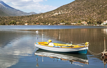 Wall Mural - landscape of Ierakas or Gerakas village Laconia Peloponnese Greece