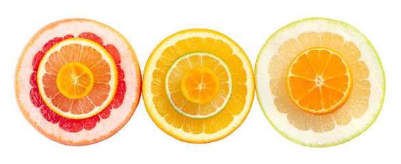 Wall Mural - Citrus slices