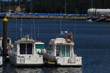 Harbour of Aviles. Asturias,Spain