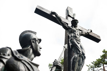 Statue of Jesus Christ on the Way of the Cross