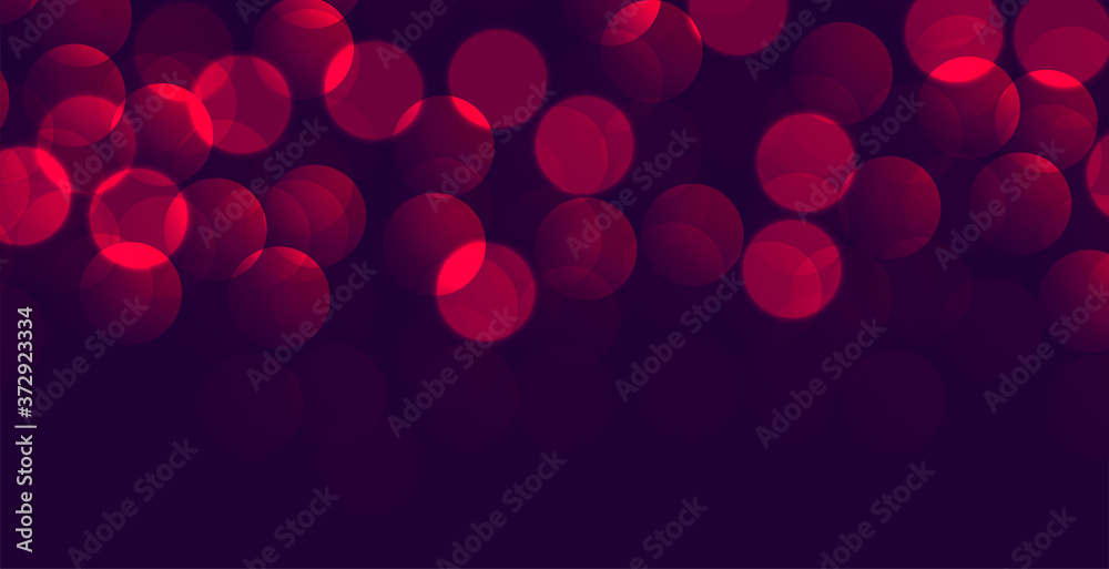 shiny purple red bokeh banner with text space - obrazy, fototapety, plakaty 