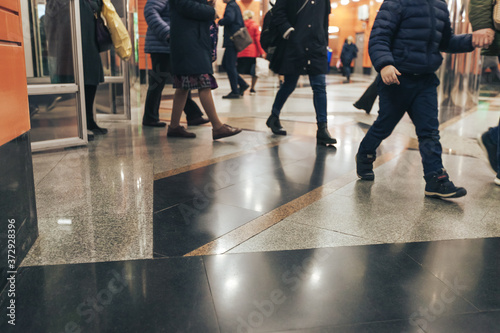 Cuadros en Lienzo Subway Station Begovaya in Saint Petersburg in Russia