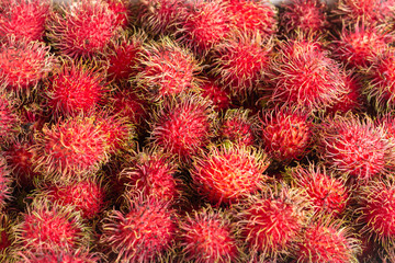 Red rambutan background.