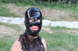 © ajr_images - Person with enlarged lips wearing latex mask