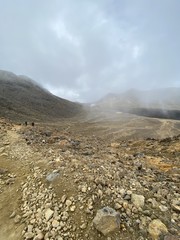 Canvas Print - Paysage volcanique du parc Tongariro, Nouvelle Zélande