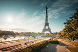 Fototapeta Paryż - sunny morning, Paris, France