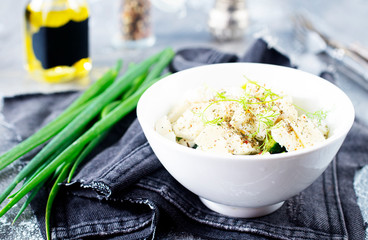 Wall Mural - salad with feta