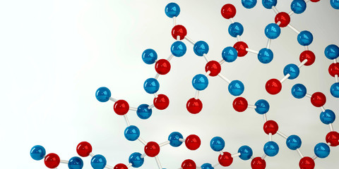 Sticker - Molecules Background