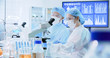asian scientist team meeting