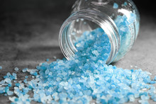Himalayan Blue Salt In Glass Bottle At Loft Kitchen