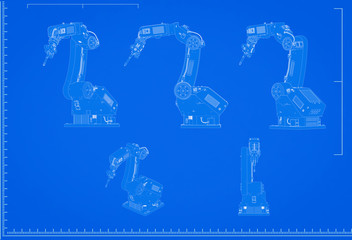 robotic arm blueprint