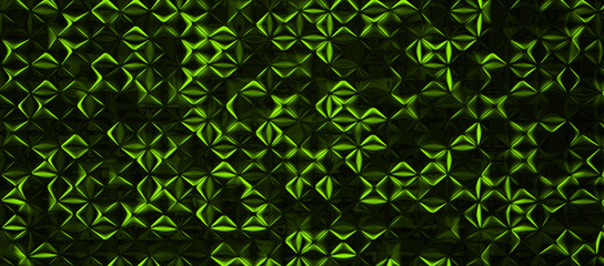 Wall Mural - stilvolles 3d wellen muster mit weichen polygons in verschiedenen leuchtenden farben 